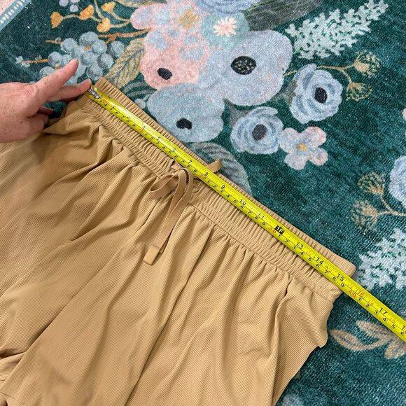 JoyLab Flowy Tan Athletic Shorts Spandex Biker Lined Target Active Skort Style - Picture 8 of 12
